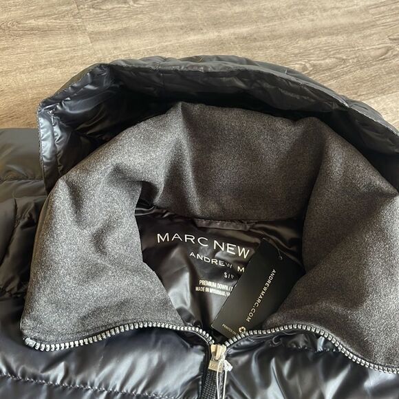 Marc New York Sweater-Weight Quilted Jacket with Premium Down-GUNMETAL-Small - Picture 2 of 4